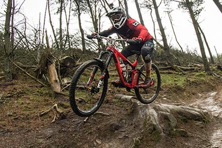 Lewis tackles the trails